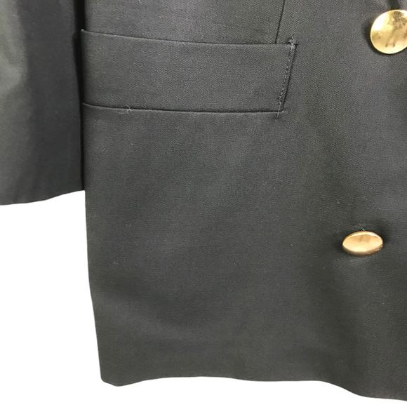 Jos. A. Bank Blazer Women's 10 Blue Navy Classic Double Breasted Gold Buttons - Picture 5 of 6